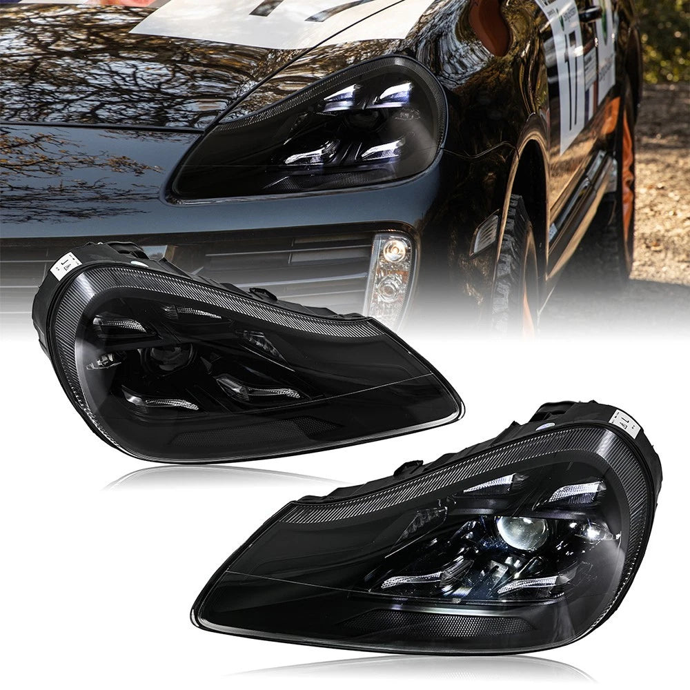 2007-2010 Porsche Cayenne 957 Matrix LED DRL Projector Headlights