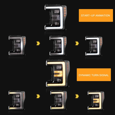 2017-2019 Ford Super Duty LED Headlight Conversion Harness (Pair) - AutoLEDTech.com