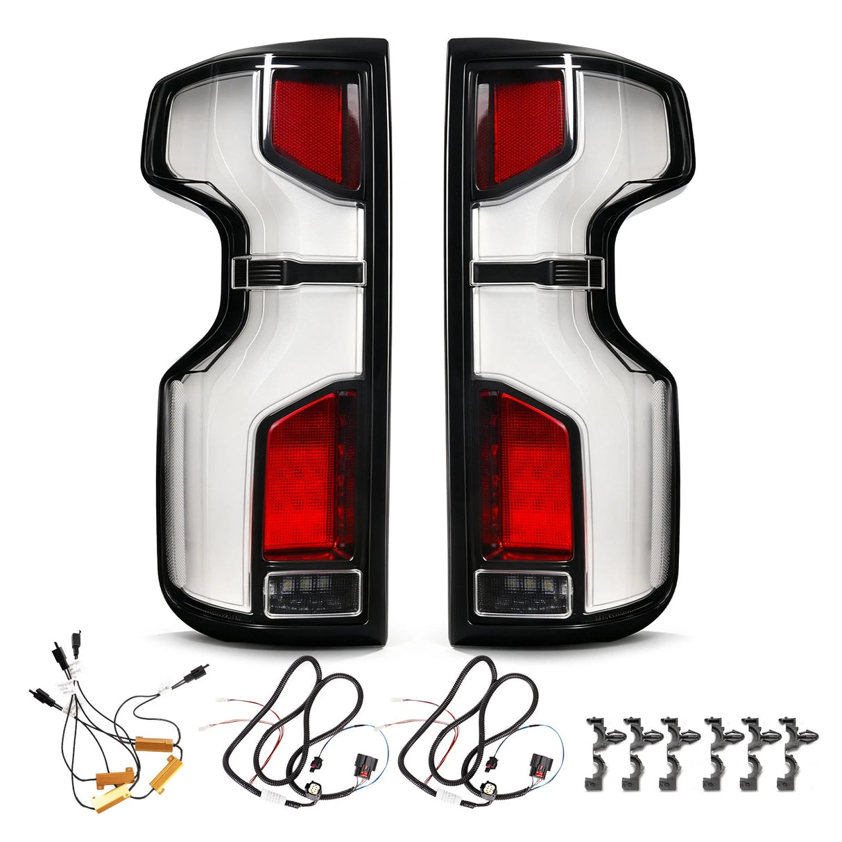 2019-2026 Chevy Silverado Halogen to LED Upgrade Tail Lights