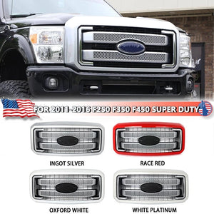 2011-2016 Ford Super Duty F250/F350 Platinum Grill - AutoLEDTech.com