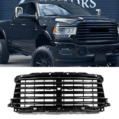 2019-2024 Ram 2500 3500 HD Painted Limited Longhorn Grill - AutoLEDTech.com