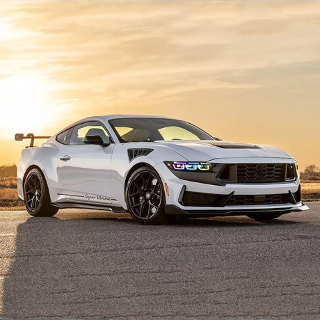 2024-2026+ Ford Mustang S650 RGB Flow Series LED DRL Headlights (old) - AutoLEDTech.com