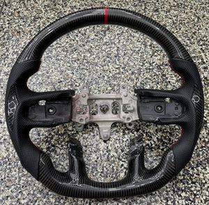 2021-2026+ Ram TRX 1500 Custom Carbon Fiber Steering Wheel - IN STOCK