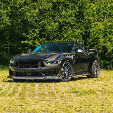 2024-2026+ Ford Mustang S650 RGB Flow Series LED DRL Headlights (old) - AutoLEDTech.com