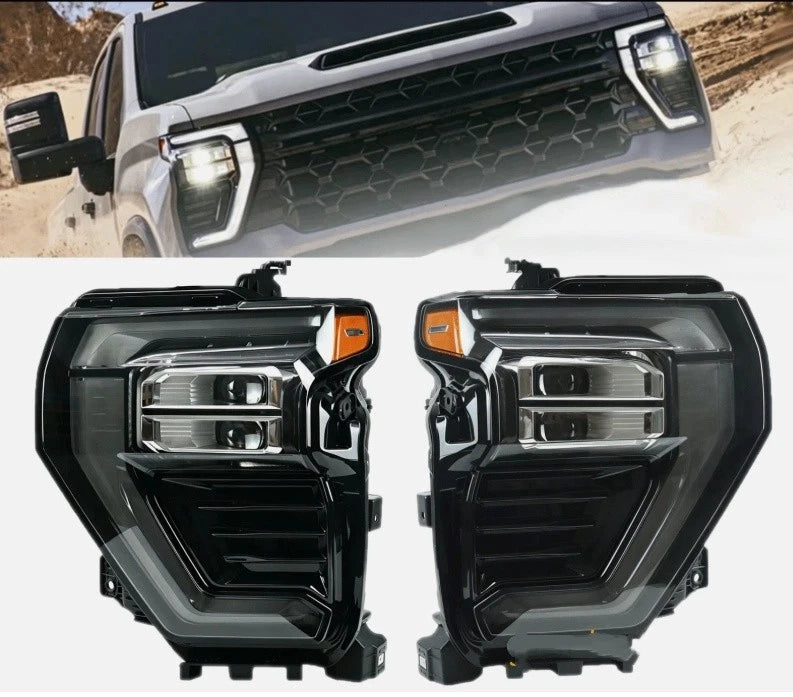 2024-2027+ Chevy Silverado HD 2500 LED Headlight Conversion Harness Kit (Pair) - AutoLEDTech.com