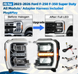 2023-2027+ Ford Super Duty Halogen to LED Headlight Conversion + Harness Kit - AutoLEDTech.com