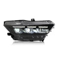 2015-2017 Ford Mustang ANIMATED SCANNING Tri-Beam LED DRL Projector Headlights