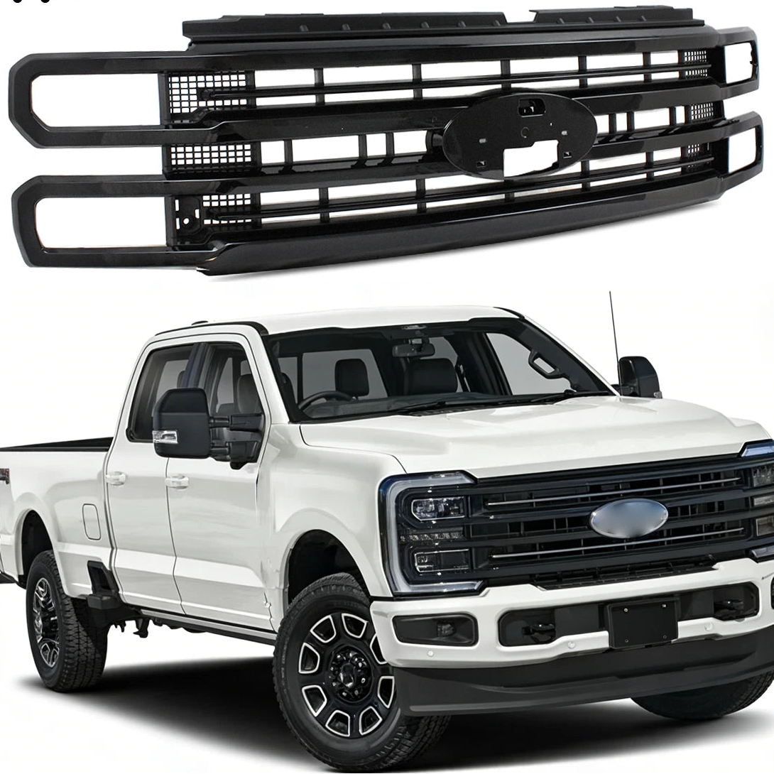 2023-2026+ Ford Super Duty F250/F350 Platinum Plus Grill - AutoLEDTech.com