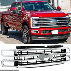 2023-2026+ Ford Super Duty F250/F350 Platinum Plus Grill - AutoLEDTech.com