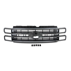 2023-2027+ Ford Super Duty F250/F350 Platinum Grill - AutoLEDTech.com