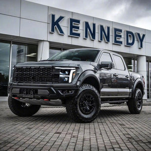 2021-2023 Ford F150/Raptor White/Amber LED DRL Headlights - 2024+ Style