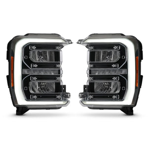 2023-2027+ Ford Super Duty Halogen to LED Headlight Conversion + Harness Kit - AutoLEDTech.com