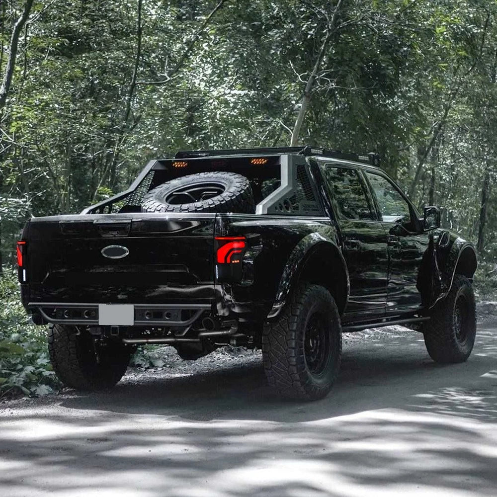 2015-2020 Ford F150 & Raptor Smoked 24+ Style LED Tail Lights