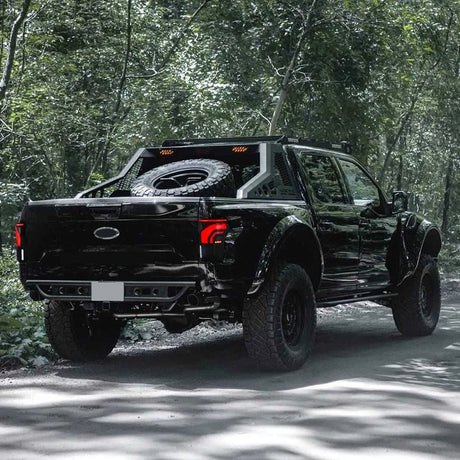 2015-2020 Ford F150 & Raptor Smoked 24+ Style LED Tail Lights - AutoLEDTech.com