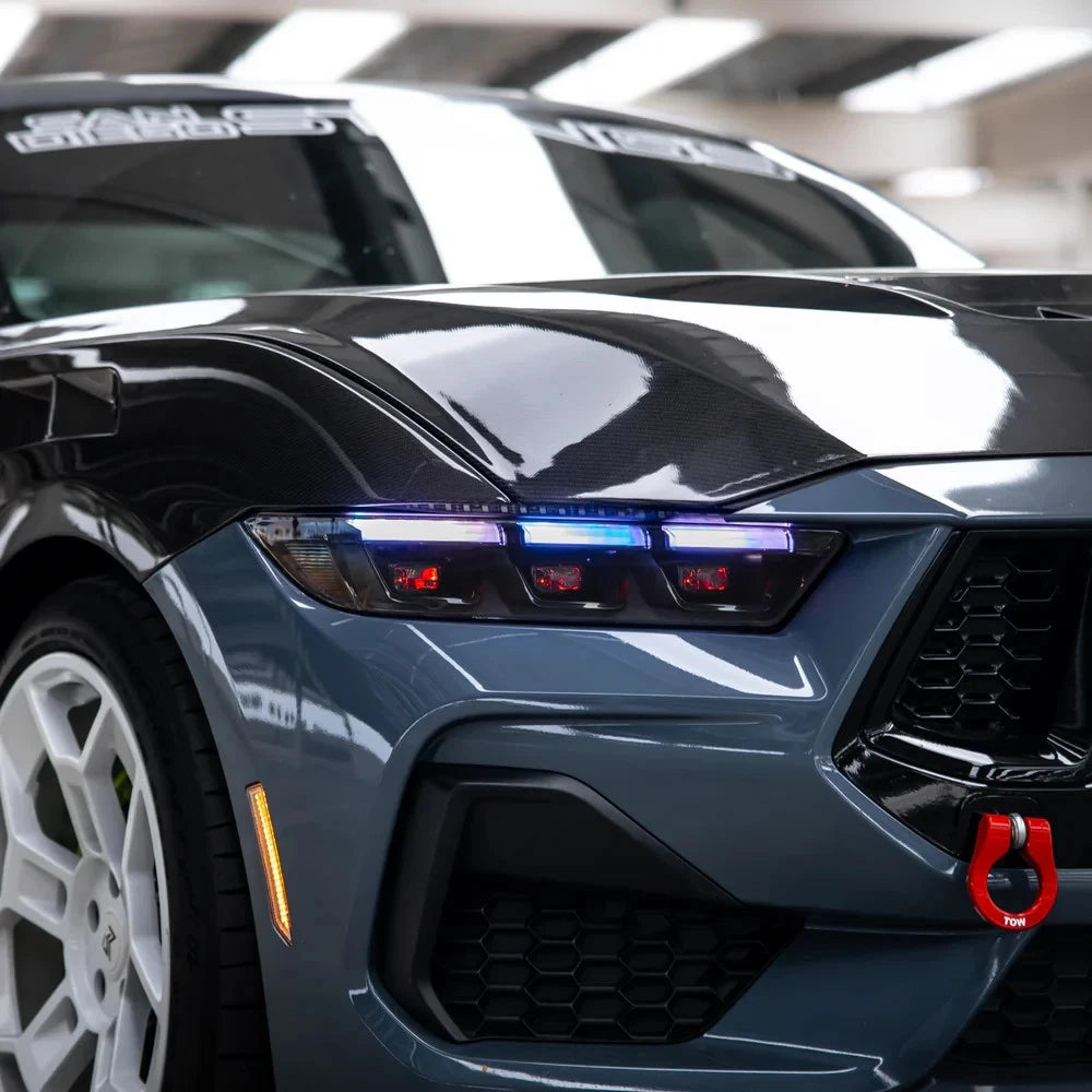2024+ Ford Mustang RGB Flow Series LED DRL Headlights