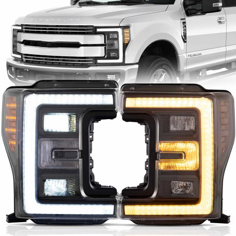 2017-2019 Ford Super Duty LED Headlight Conversion Harness (Pair) - AutoLEDTech.com
