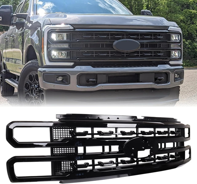 2023-2026+ Ford Super Duty F250/F350 Platinum Grill - AutoLEDTech.com