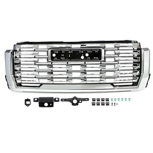 2024-2026+ GMC Sierra HD Painted AT4 Denali Grill - AutoLEDTech.com