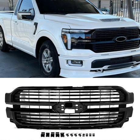 2024-2027+ Ford F150 Lariat Platinum Grill - AutoLEDTech.com