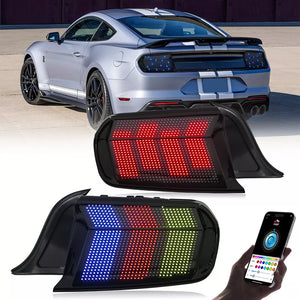 15-23 Ford Mustang RGB Flow LED Matrix Tail Lights
