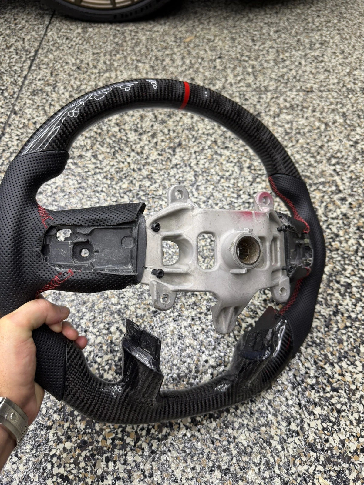 2021-2026+ Ram TRX 1500 Custom Carbon Fiber Steering Wheel - IN STOCK
