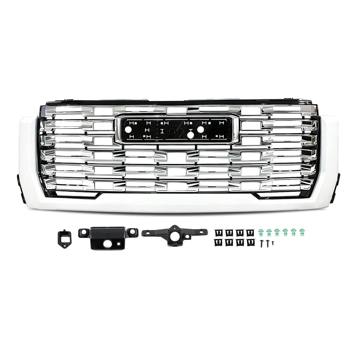 2024-2026+ GMC Sierra HD Painted AT4 Denali Grill - AutoLEDTech.com