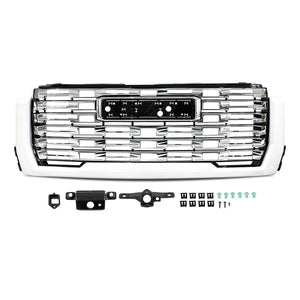 2024-2026+ GMC Sierra HD Painted AT4 Denali Grill - AutoLEDTech.com
