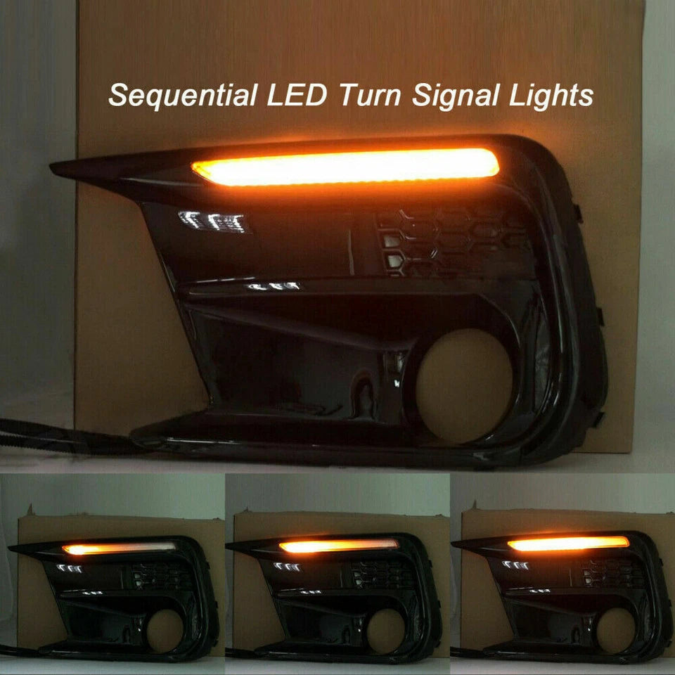 2018-2021 Subaru WRX RGBW Flow Series LED DRL Fog Lights Bezels