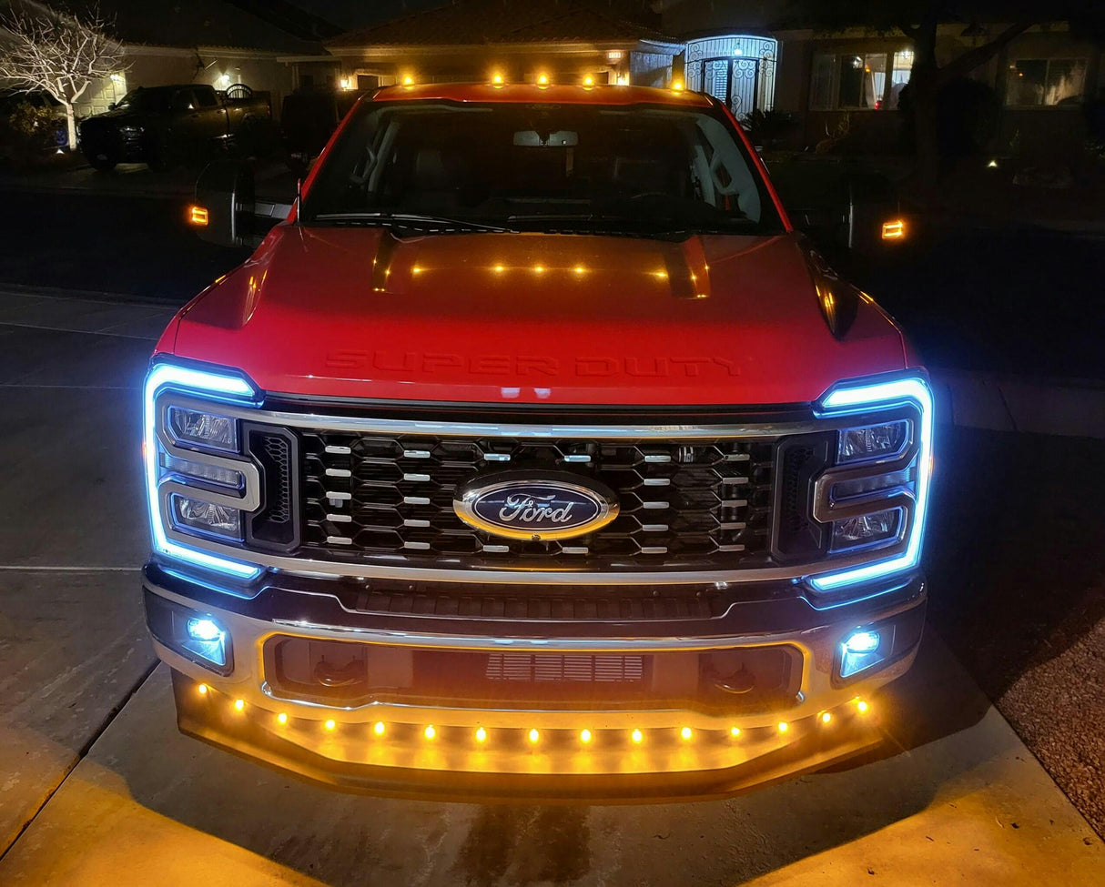 Semi Truck LED Bumper Accent Running Lights Kit - AutoLEDTech.com