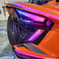2014-2024 Polaris Slingshot LED Underbody & Front Grill Lights 8-Piece Kit (RGBW Flow Series)