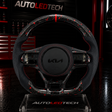 2021-2026+ Kia K5 Optima Custom Carbon Fiber LED Steering Wheel - AutoLEDTech.com