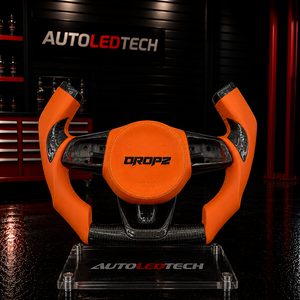 2021-2026+ Kia K5 Optima Custom Carbon Fiber LED Steering Wheel - AutoLEDTech.com
