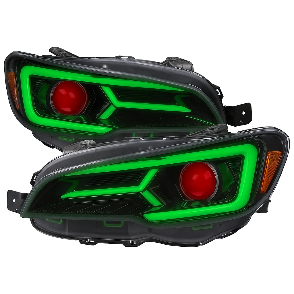 2015-2021 Subaru WRX RGBW Flow Series LED DRL Custom Headlights