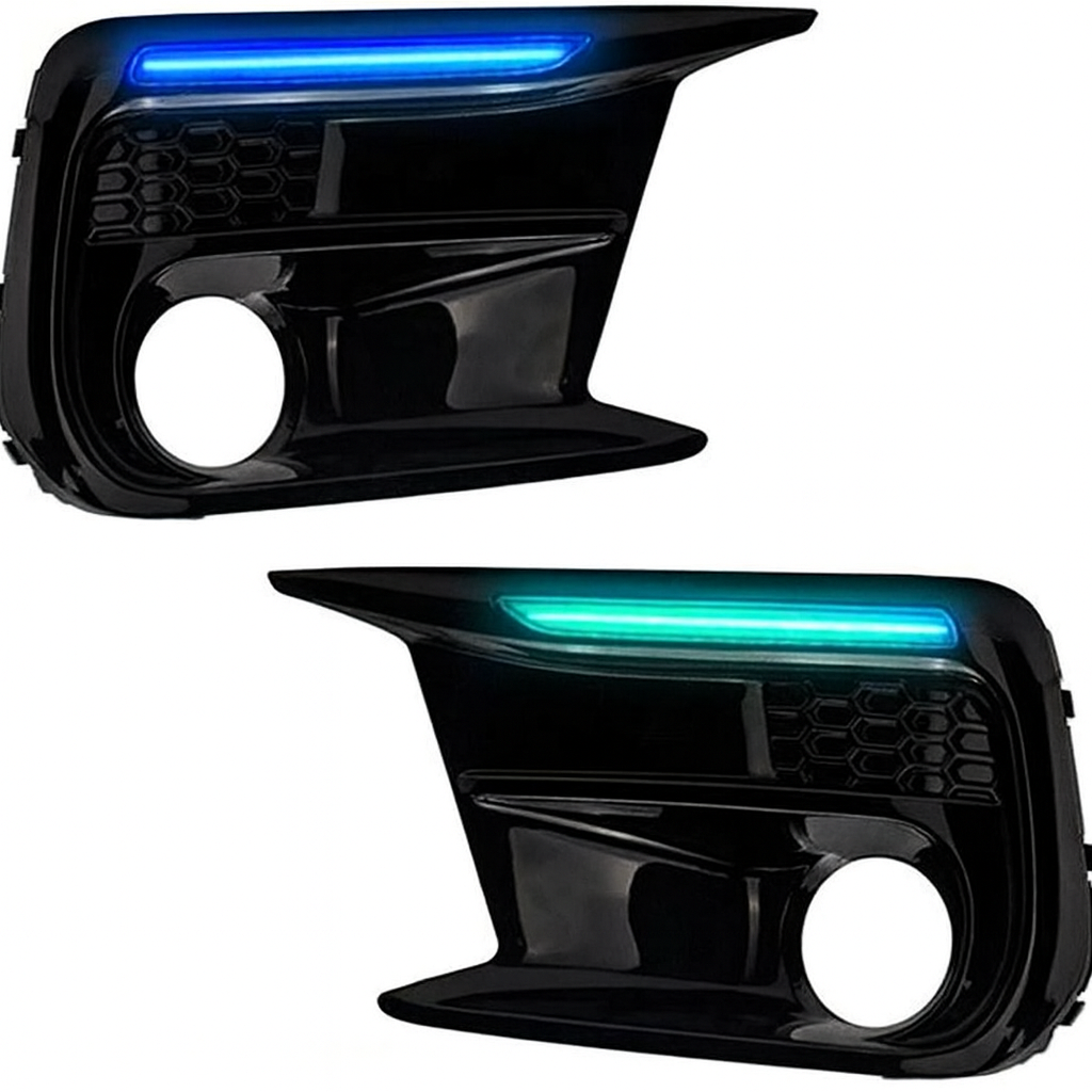 2018-2021 Subaru WRX RGBW Flow Series LED DRL Fog Lights Bezels