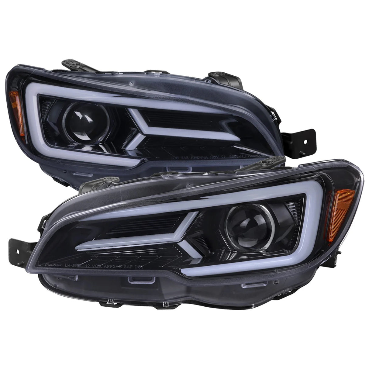 2015-2021 Subaru WRX RGBW Flow Series LED DRL Custom Headlights
