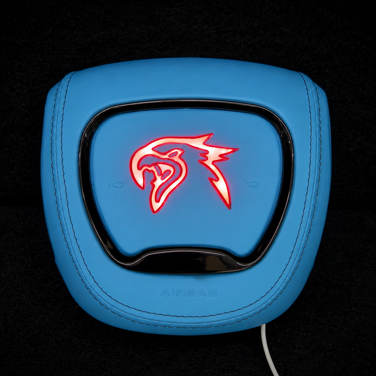 Jeep Trackhawk RGB LED Custom Airbag Cover - AutoLEDTech.com