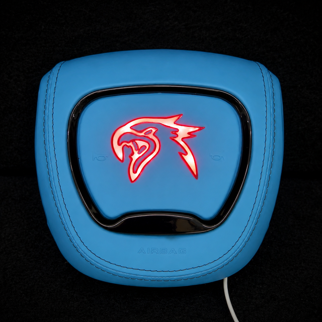 Jeep Trackhawk RGB LED Custom Airbag Cover - AutoLEDTech.com