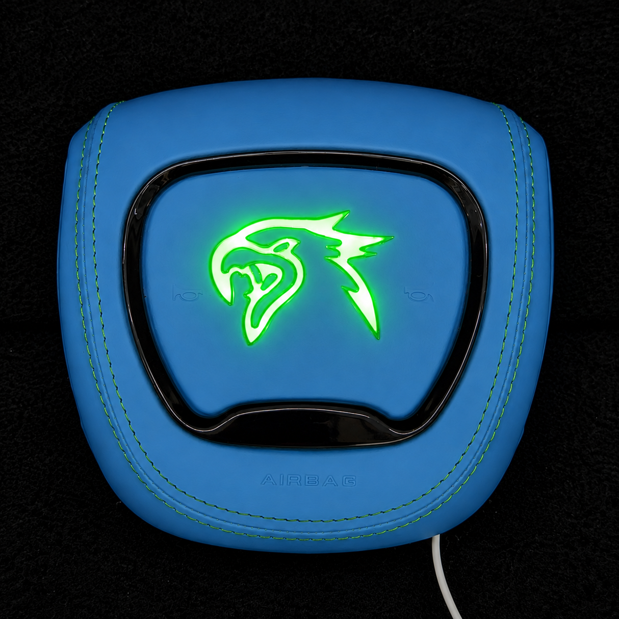 Jeep Trackhawk RGB LED Custom Airbag Cover - AutoLEDTech.com