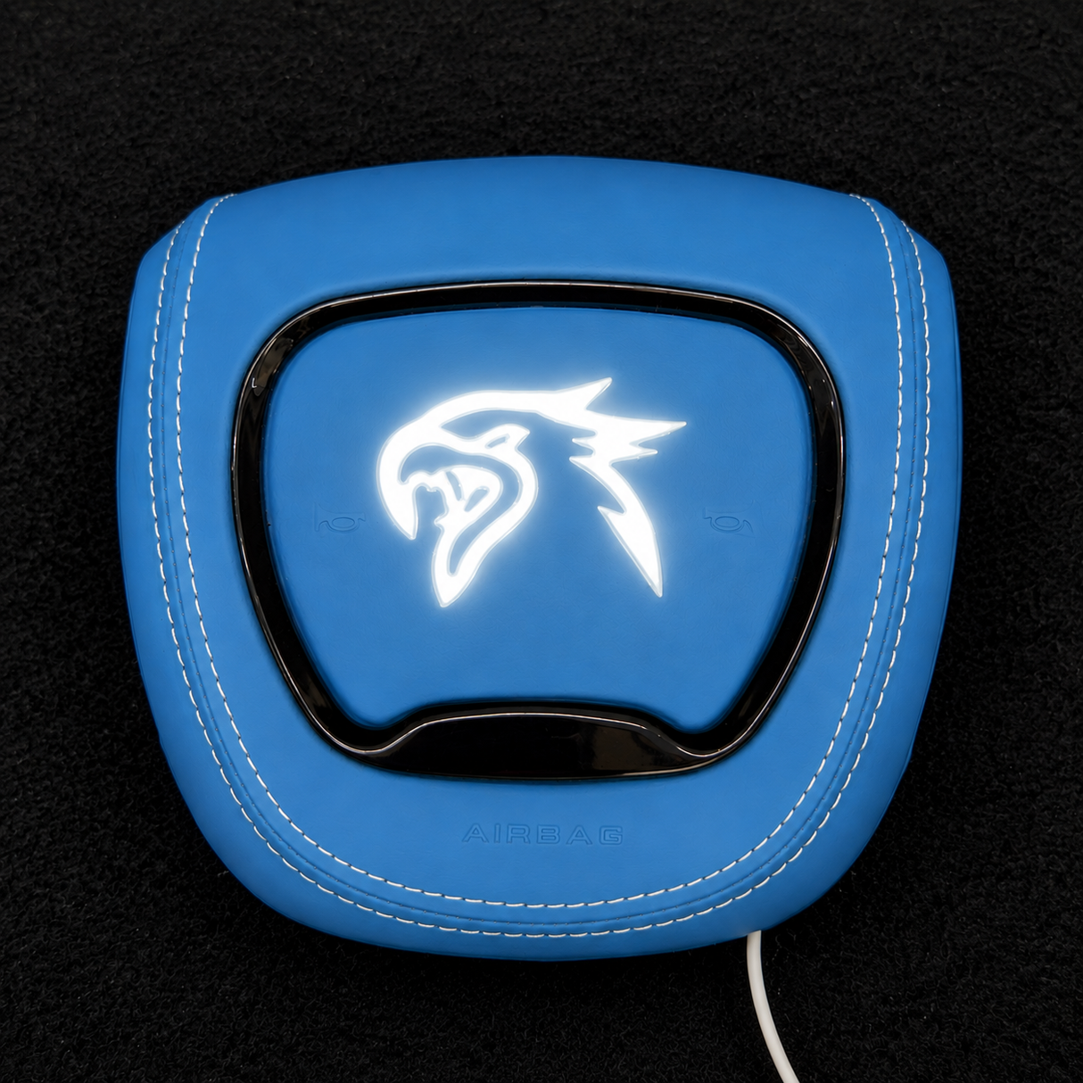 Jeep Trackhawk RGB LED Custom Airbag Cover - AutoLEDTech.com