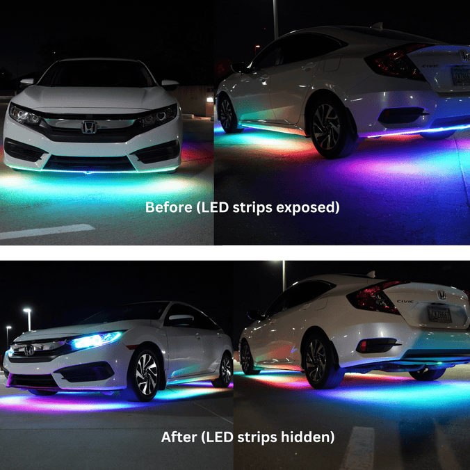 Underbody LED Strip Hiding Kit - AutoLEDTech.com