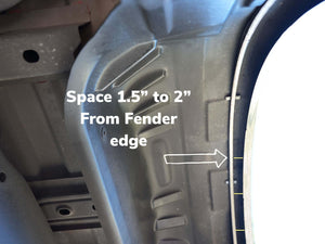 White or RGBW LED Fender Well Arch Lights Kit