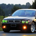 2002-2005 BMW 7 Series Color-Chasing LED Halo Kit LED headlight kit AutoLEDTech Oracle Lighting Trendz Flow Series RGBHaloKits OneUpLighting Morimoto