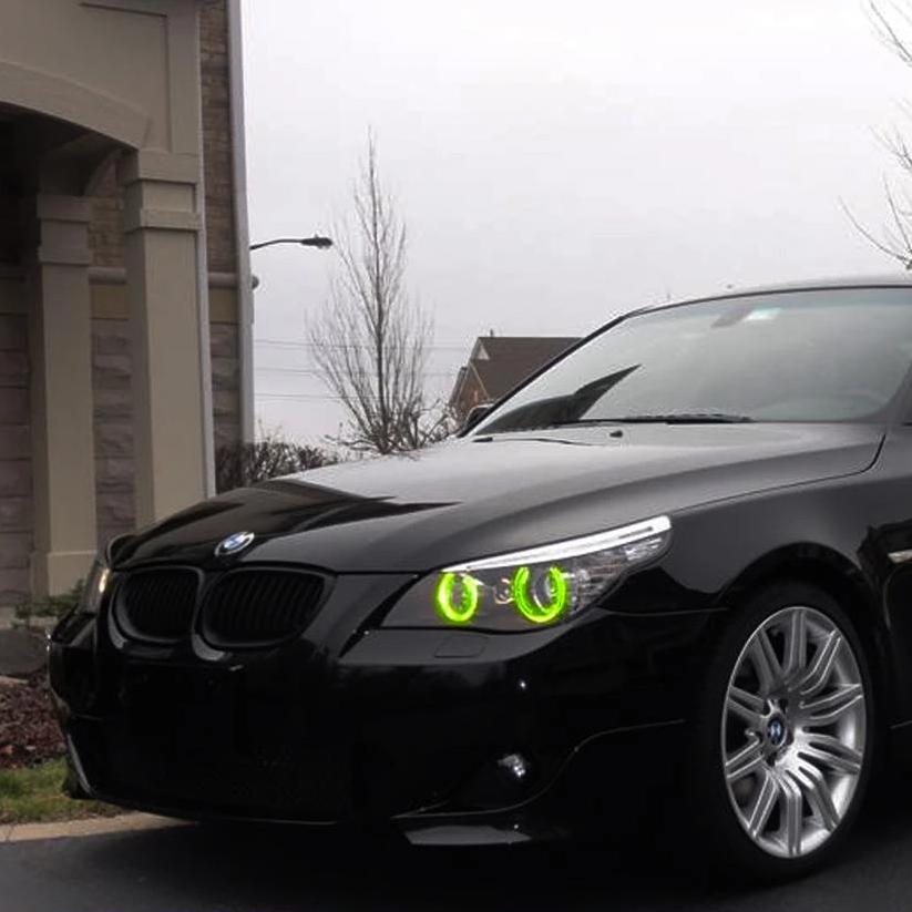 2004-2005 BMW 545i Color-Chasing LED Halo Kit– AutoLEDTech.com