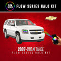 2007-2014 Chevrolet Tahoe RGBW Color-Chasing LED Halo Kit LED headlight kit AutoLEDTech Oracle Lighting Trendz Flow Series RGBHaloKits OneUpLighting Morimoto