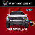 2013-2014 Ford F150 & Raptor Color-Chasing Halo Kit LED headlight kit AutoLEDTech Oracle Lighting Trendz Flow Series RGBHaloKits OneUpLighting Morimoto