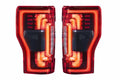 2017-2023 Ford Super Duty Red/Smoked LED Tail Lights - Fits all models LED headlight kit AutoLEDTech Oracle Lighting Trendz Flow Series RGBHaloKits OneUpLighting Morimoto