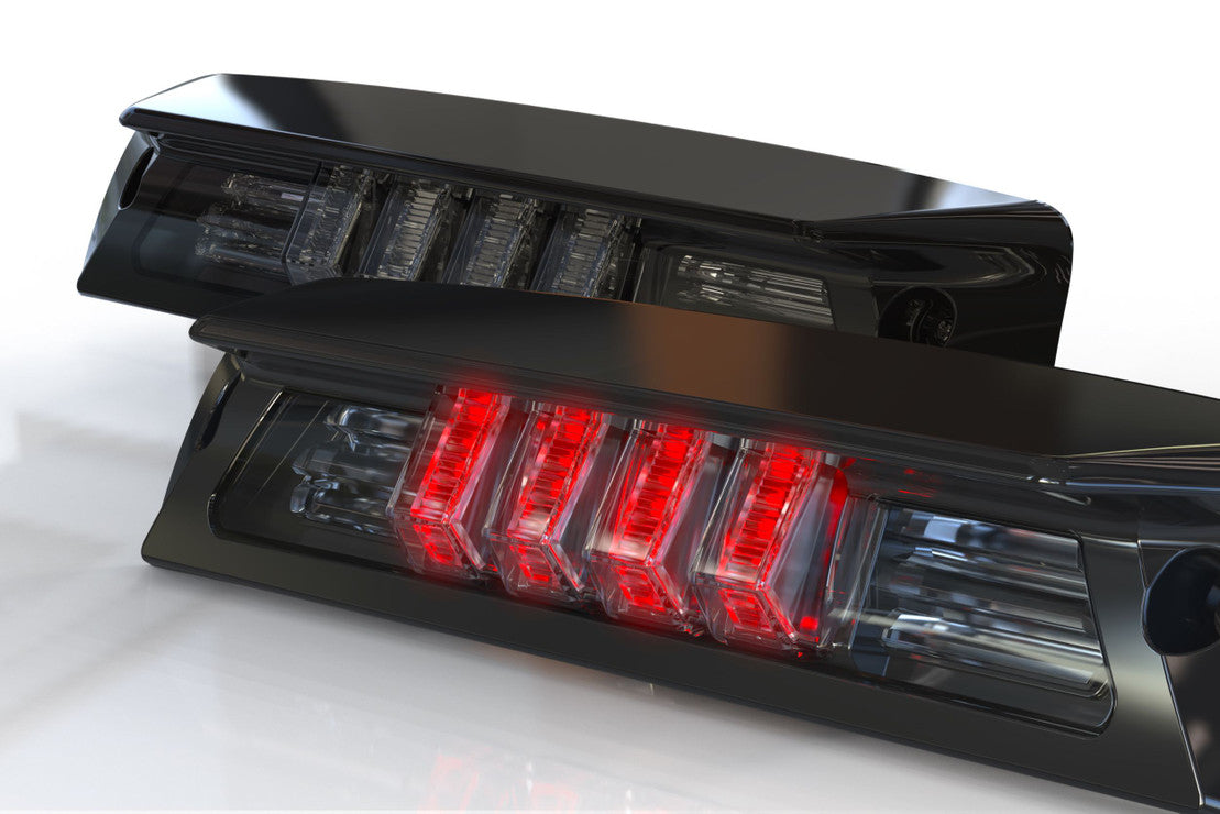 2009-2018 Dodge Ram Red/Smoked LED Tail Lights - Fits all models LED headlight kit AutoLEDTech Oracle Lighting Trendz Flow Series RGBHaloKits OneUpLighting Morimoto