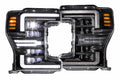 2017-2019 Ford Super Duty F-250/F-350 White Amber LED DRL Projector Replacement Headlights V2 LED headlight kit AutoLEDTech Oracle Lighting Trendz Flow Series RGBHaloKits OneUpLighting Morimoto