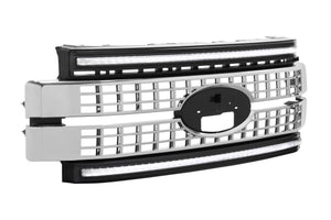 2017-2019 Ford Super Duty F-250/F-350 White or Amber LED DRL Grill Light Assembly LED headlight kit AutoLEDTech Oracle Lighting Trendz Flow Series RGBHaloKits OneUpLighting Morimoto