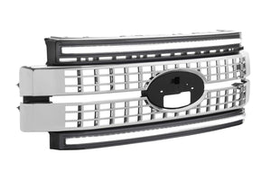 2017-2019 Ford Super Duty F-250/F-350 White or Amber LED DRL Grill Light Assembly LED headlight kit AutoLEDTech Oracle Lighting Trendz Flow Series RGBHaloKits OneUpLighting Morimoto